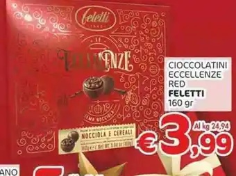 Crai Cioccolatini eccellenze red feletti offerta