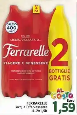 Iper Pellicano FERRARELLE Acqua Effervescente offerta