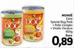 Iper Pellicano MONGÈ Cane Special Dog Patè offerta