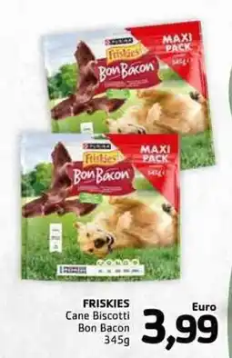 Iper Pellicano FRISKIES Cane Biscotti Bon Bacon offerta