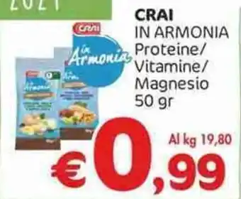 Crai Crai in armonia Proteine/ Vitamine/ Magnesio offerta