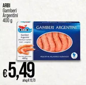 Ipercoop Radenza ARBI Gamberi Argentini offerta