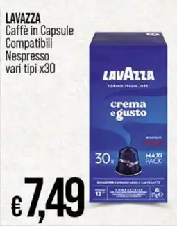 Ipercoop Radenza LAVAZZA Caffè in Capsule Compatibili Nespresso offerta