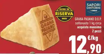 Conad Grana padano d.o.p. offerta