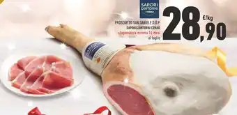 Conad Prosciutto san daniele d.o.p. SAPORI&DINTORNI CONAD offerta