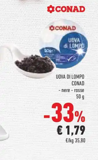 Conad Uova di lompo CONAD offerta