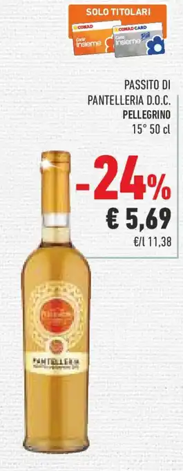 Conad Passito di pantelleria d.o.c. PELLEGRINO 15° offerta