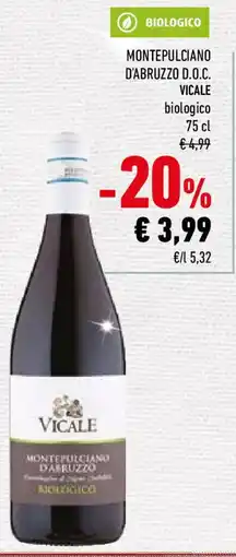 Conad Montepulciano d'abruzzo d.o.c. VICALE offerta