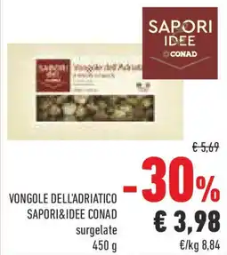 Conad Vongole dell'adriatico SAPORI&IDEE CONAD offerta