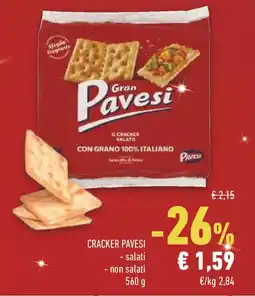 Conad Cracker PAVESI offerta