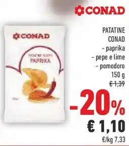 Conad Patatine CONAD offerta