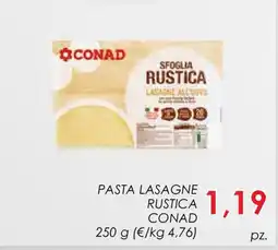 Conad Pasta lasagne rustica CONAD offerta