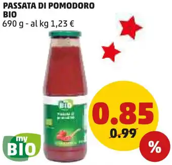 PENNY Passata di pomodoro bio offerta