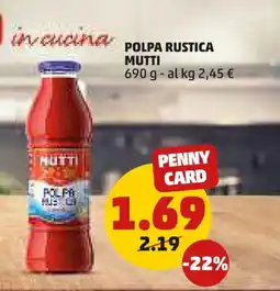 PENNY Polpa rustica mutti offerta