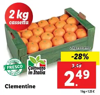 Lidl Clementine offerta