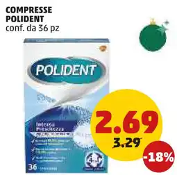 PENNY Compresse polident conf. da 36 pz offerta