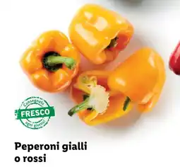 Lidl Peperoni gialli o rossi offerta