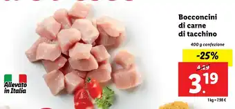 Lidl Bocconcini di carne di tacchino offerta