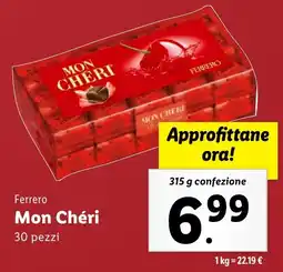 Lidl Ferrero Mon Chéri offerta