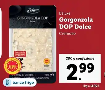 Lidl Deluxe Gorgonzola DOP Dolce offerta