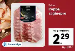 Lidl Deluxe Coppa al ginepro offerta