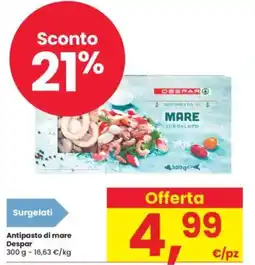 Eurospar Antipasto di mare Despar offerta