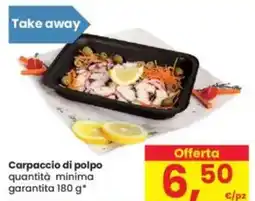 Eurospar Carpaccio di polpo offerta