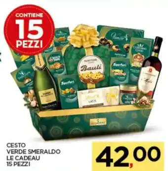 Interspar Cesto verde smeraldo LE CADEAU offerta