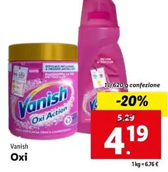 Lidl Vanish Oxi offerta