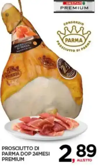 Interspar Prosciutto di parma dop 24mesi premium offerta