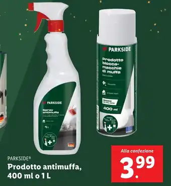 Lidl PARKSIDE Prodotto antimuffa offerta