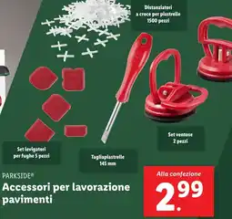 Lidl PARKSIDE Accessori per lavorazione pavimenti offerta