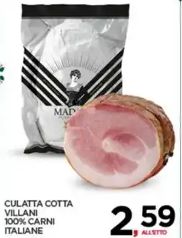 Interspar Culatta cotta VILLANI 100% carni italiane offerta