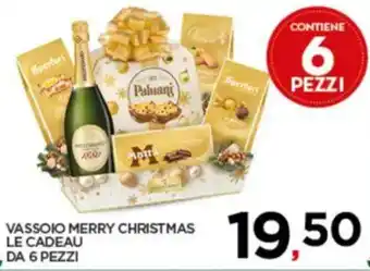 Interspar Vassoio merry christmas le cadeau offerta