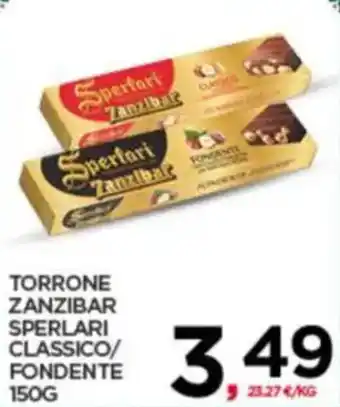 Interspar Torrone zanzibar SPERLARI classico/ fondente offerta