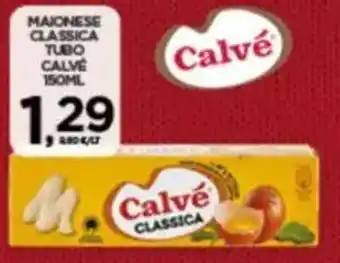 Interspar Majonese classica tubo CALVE offerta