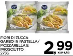 Interspar Fiori di zucca GARBO in pastella/ mozzarella e prosciutto offerta