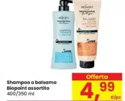 Eurospar Shampoo o balsamo BIOPOINT offerta