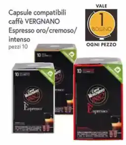 Galassia Capsule compatibili caffè VERGNANO Espresso oro/cremoso/intenso offerta