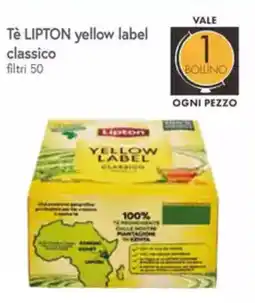 Galassia Tè LIPTON yellow label classico offerta