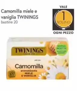 Galassia Camomilla miele e vaniglia TWININGS offerta