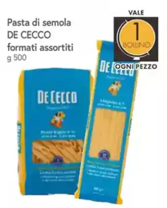 Galassia Pasta di semola DE CECCO offerta