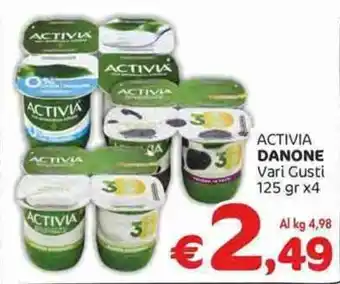 Crai Activia danone vari gusti offerta