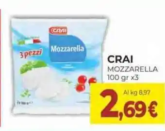 Crai Crai mozzarella offerta