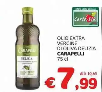 Crai Olio extra vergine di oliva delizia carapelli offerta