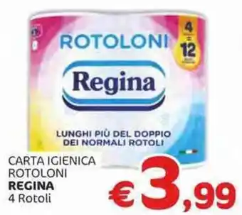 Crai Carta igienica rotoloni regina offerta