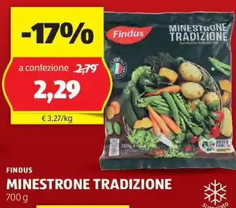 ALDI Findus minestrone tradizione offerta