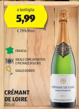 ALDI Crémant de loire offerta