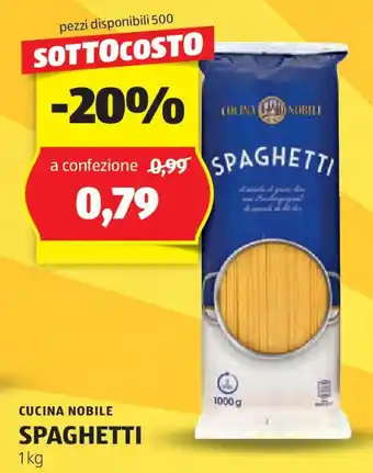 ALDI Cucina nobile spaghetti offerta