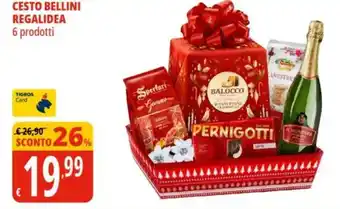 Tigros Cesto bellini regalidea offerta